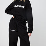 BAL LOGO SWEATPANTS - BLACK