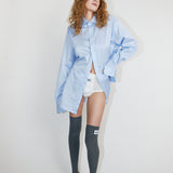 ICON SHIRT - BABY BLUE/WHITE