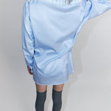 ICON SHIRT - BABY BLUE/WHITE