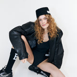 EDGE LOGO SOCKS - BLACK