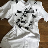 Tee with small bows - White - RED CROSS