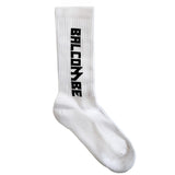 EDGE LOGO SOCKS - WHITE