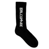 EDGE LOGO SOCKS - BLACK